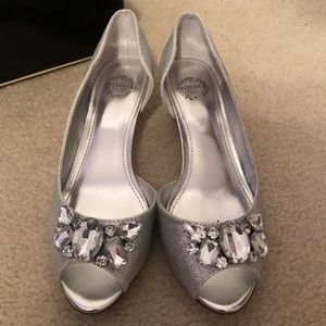Silver shoes